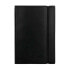 LIDERPAPEL A5 imitation leather notebook 120 sheets 70g/m2 horizontal without margin