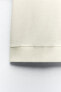 Фото #11 товара Толстовка из мягкой ткани с короткими рукавами ZARA