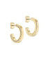 ფოტო #6 პროდუქტის SENATTA: Crystal Hoop Earrings For Women