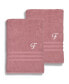 Фото #1 товара Textiles Turkish Cotton Personalized 2 Piece Denzi Bath Towel Set, 54" x 27"