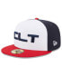 Фото #1 товара Men's White Charlotte Knights Authentic Collection Alternate Logo 59FIFTY Fitted Hat