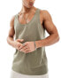 ASOS DESIGN 3 pack vests in multiple colours