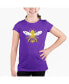 ფოტო #1 პროდუქტის Big Girl's Word Art T-shirt - Bee Kind