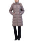 ფოტო #3 პროდუქტის Women's Shine Faux-Fur-Trim Hooded Puffer Coat