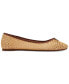 ფოტო #2 პროდუქტის Women's Abigail C Raffia Ballet Flats