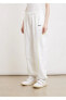 Фото #6 товара Sportswear Fleece Swirl Oversized Beyaz Kadın Eşofman Altı