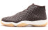 Jordan Future 未来 Dark Chocolate 低帮 复古篮球鞋 男款 巧克力色 / Кроссовки Jordan Future Dark 652141-219