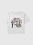 Фото #1 товара Kids Basketball Long Shot Graphic Boxy Crop Tee