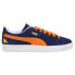 Фото #2 товара Puma Classic Suede X Bloodsport Lace Up Mens Blue Sneakers Casual Shoes 389534-