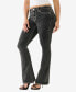 Фото #3 товара Women's Joey Low Rise Big T Flare Jeans
