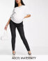 Фото #1 товара ASOS DESIGN Maternity ultimate skinny jeans in coated black