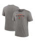 Фото #1 товара Men's Heather Charcoal San Francisco Giants We Are All Tri-Blend T-shirt
