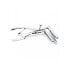 Фото #1 товара Anal Speculum with 3 Spoons Chrome Silver