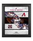 Фото #1 товара Pavin Smith Arizona Diamondbacks Framed 15" x 17" Stitched Stars Collage