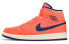 Фото #1 товара Кроссовки Nike Air Jordan 1 Mid Turf Orange Blue Void (W) (Оранжевый)