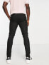 Фото #2 товара Topman smart super skinny trousers in black