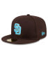 Фото #1 товара Men's Brown San Diego Padres 2024 Father's Day 59FIFTY Fitted Hat