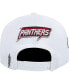 Фото #2 товара Men's White Clark Atlanta University Panthers Evergreen Wool Snapback Hat