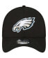 Men's Black Philadelphia Eagles Classic II 39THIRTY Flex Hat