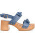 Фото #2 товара Women's Tia Bow Detail Platform Sandals