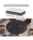 Фото #5 товара 53.15" Modern Artificial Stone Round White Carbon Steel Base Dining Table-Can Accommodate 6 People