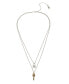 Фото #1 товара Padlock Key Layered Necklace