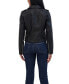 Фото #2 товара Women's Faux Leather Biker Jacket