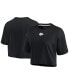ფოტო #1 პროდუქტის Women's Black Kansas City Chiefs Super Soft Short Sleeve Cropped T-shirt