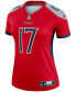 Фото #3 товара Women's Ryan Tannehill Red Tennessee Titans Inverted Legend Jersey