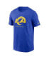 Men's Royal Los Angeles Rams Sideline Performance T-shirt