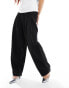 Vero Moda Aware tailored high waisted tapered trousers in black