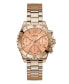 Фото #1 товара Women's Analog Rose Gold-Tone Stainless Steel Watch 38mm