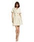 ფოტო #1 პროდუქტის Women's Tweed Short Sleeve Blazer Mini Dress