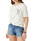 Фото #3 товара Juniors' Palm Emblem Graphic Print Cotton T-Shirt