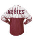 Women's Maroon Texas A&M Aggies Tie-Dye Long Sleeve Jersey T-shirt Бордовый, XS - фото #3