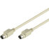 Фото #1 товара Wentronic PS/2 Keyboard and Mouse Cable - 2 m - 2 m - 6-p Mini-DIN - 6-p Mini-DIN - Male - Male - Beige
