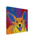 Фото #2 товара Angela Bon Joyful Corgi Canvas Art - 15.5" x 21"