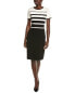 Фото #1 товара Anne Klein Stripe Sweaterdress Women's White S