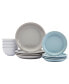Фото #1 товара Набор посуды Tabletops Unlimited Farmhouse многоцветный 12 предметов, сервировка для 4 гостей