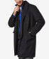 Men's Sheffield Melton Wool Slim Overcoat with Interior Bib