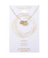 Mother of Pearl "Mom" 14K Gold Plated Necklace