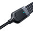 Фото #2 товара 4w1 Kabel przewód USB-A - 2x USB-C iPhone Lightning microUSB 1.2m czarny