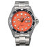 Фото #1 товара Мужские часы Orient FAA02006M9 Оранжевый Серебристый