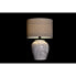 Фото #3 товара Настольная лампа DKD Home Decor Полотно Керамика Серый Белый (38 x 38 x 58 cm)