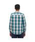 Men's Tycho Long Sleeve Check Shirt white/green/blue, S - фото #3