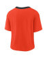 Фото #5 товара Women's Orange and Black San Francisco Giants Team First High Hip Boxy T-shirt