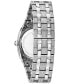 Men's Stainless Steel & Crystal-Accent Bracelet Watch 40mm