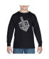 Child Hanukkah Dreidel - Boy's Word Art Long Sleeve T-Shirt