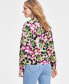 ფოტო #2 პროდუქტის Women's Printed Tie-Front Blouse, Created for Macy's