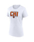 ფოტო #3 პროდუქტის Women's Navy, White Chicago Bears Two-Pack Combo Cheerleader T-shirt Set